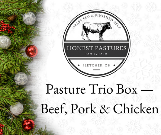 Pasture Trio Box — Beef, Pork & Chicken (20 lbs)