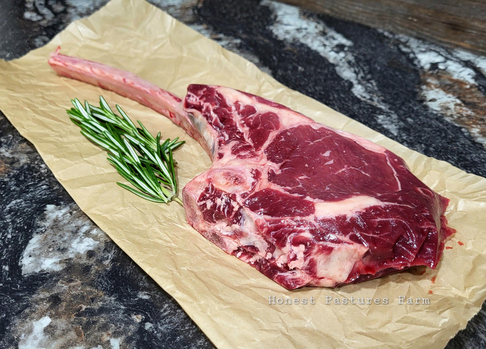 Tomahawk Ribeye – Honest Pastures Family Farm